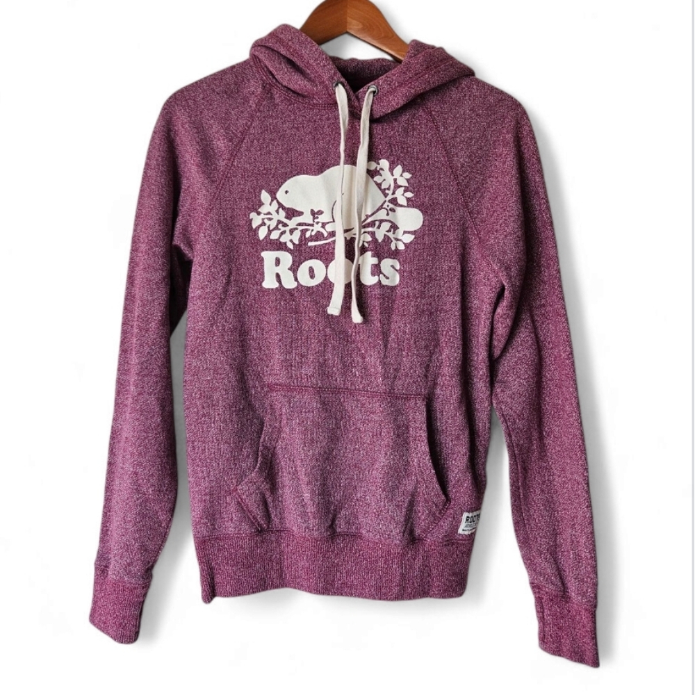 ROOTS Pink Pullover Sweatshirt Sweater